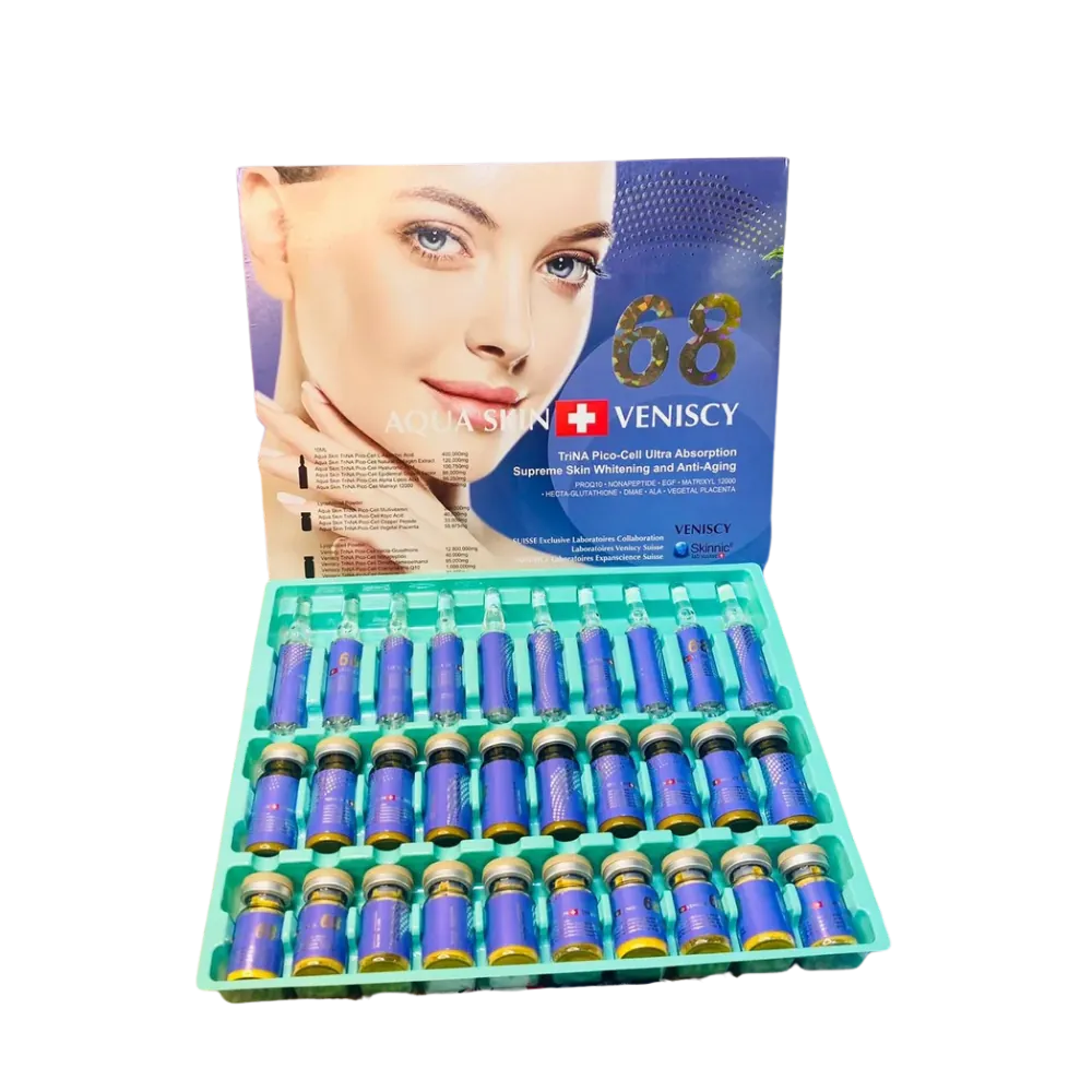 Aqua Skin Veniscy 68 Skin Whitening Glutathione Injection