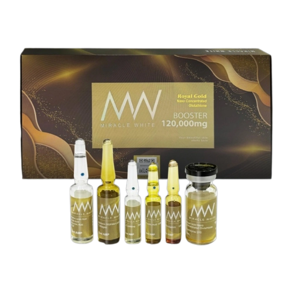 Miracle White Royal Gold 120000mg Glutathione Injection