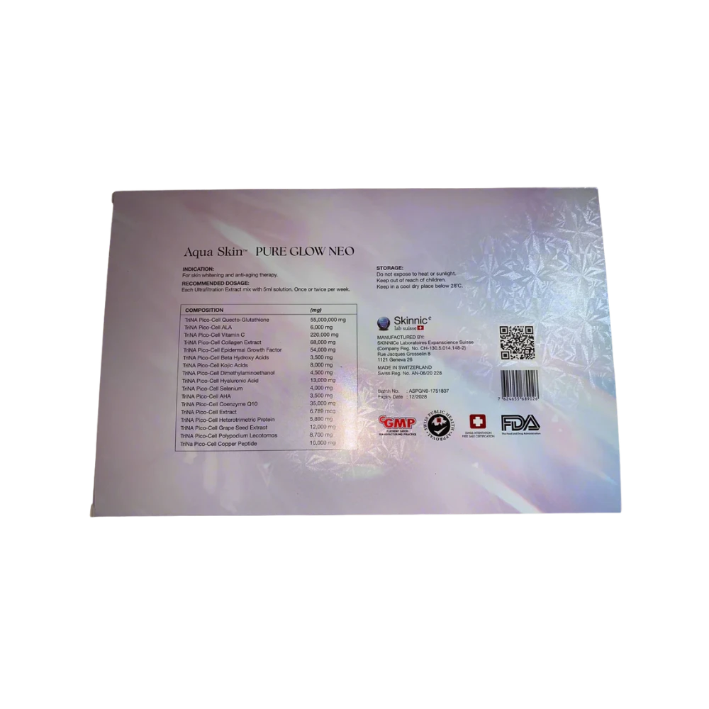 Aqua Skin Pure Glow Neo Glutathione Injection